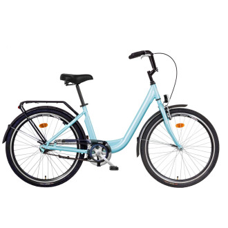 Městské jízdní kolo LIBERTY VIA 7spd NEXUS 26" 2026 (odpružená vidlice) tyrkysové