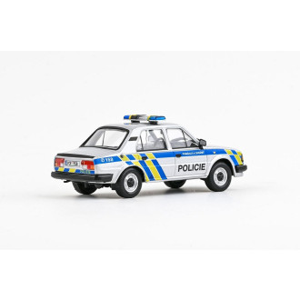 Abrex Škoda 120L (1984) Policie, stříbrná barva 1:43
