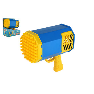 Pistole na bubliny s náplní, se světlem - 22cm