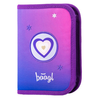 BAAGL Batohový set 3 AIRY Koně srdce, batoh, penál, sáček