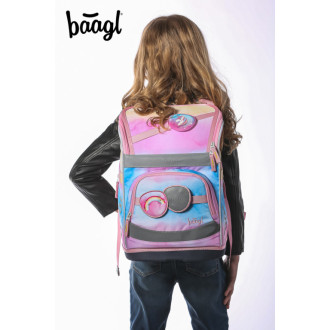 BAAGL Školní aktovka Zippy plus Rainbow Unicorn