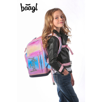 BAAGL Školní aktovka Zippy plus Rainbow Unicorn