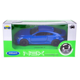 Welly Lexus RC F modrý, 1:34-39