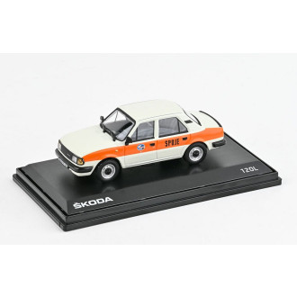 Abrex Škoda 120L (1984) Bílá Spoje,1:43