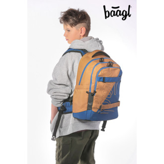 BAAGL Školní batoh Skate max Duo