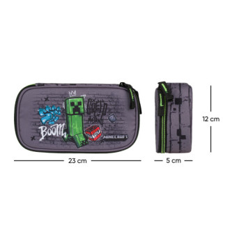 BAAGL SET 3 Skate Minecraft TNT: Batoh, Etue, Sáček