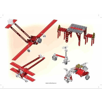 Merkur Red Baron, 680 dílů, 40 modelů