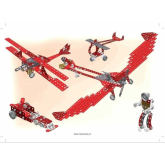 Merkur Red Baron, 680 dílů, 40 modelů