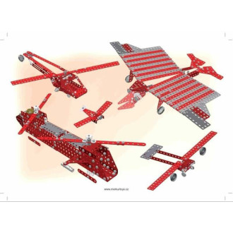 Merkur Red Baron, 680 dílů, 40 modelů