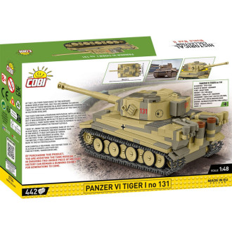 Cobi 2734 II WW Panzer VI Tiger I no 131, 1:48, 442 kostek