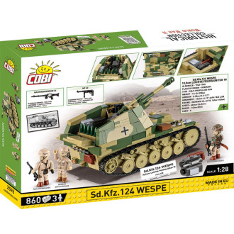 Cobi 2598 II WW Sd. Kfz. WESPE, 1:28, 860 kostek, EXECUTIVE EDITION