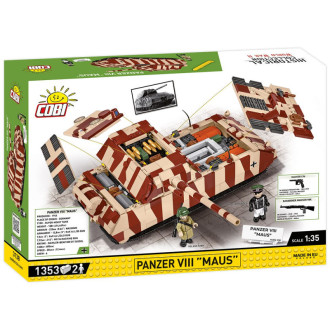 Cobi 3138 II WW Panzer VIII MAUS, 1:35, 1353 kostek