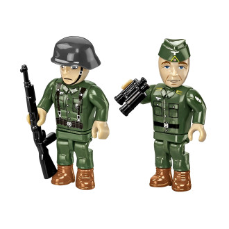 COBI 3136 Německý bunkr Regelbau 667, 1:35, 642 kostek a 2 figurky