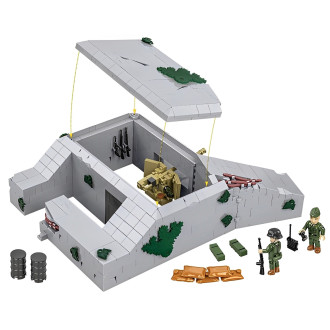COBI 3136 Německý bunkr Regelbau 667, 1:35, 642 kostek a 2 figurky
