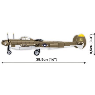 Cobi 5763 Bombardér Lockheed P-38 Lightning (H), 1:32, 652 kostek