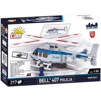 Cobi 26628 Bell 407 Policie, 1:48, 217 kostek