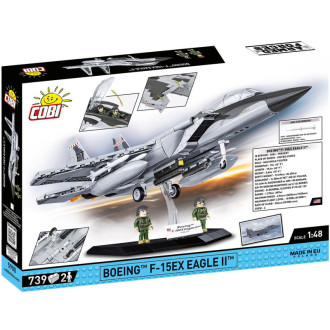 Cobi 5900 Armed Forces Boeing F-15EX Eagle II, 1:48, 739 kostek, 2 figurky