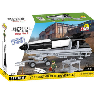 COBI 3120 II WW Raketa V2 na podvozku Meiller, 1:35, 1191 kostek