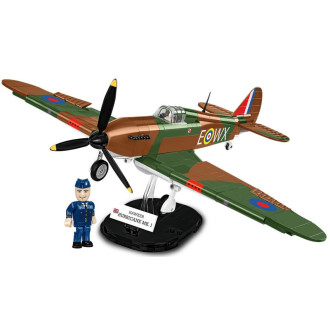 COBI 5762 II WW Hawker Hurricane No 302 Sqn. RAF, 1:32, 375 kostek