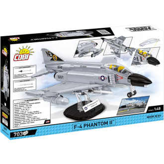 COBI 5897 Armed Forces F-4 Phanthom II, 1:48, 703 kostek