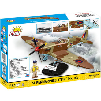 COBI 5764 II WW Supermarine Spitfire Mk. IXe, 1:32, 364 kostek