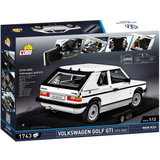 COBI 24358 Volkswagen Golf GTI (1976-1983), 1:12, 1743 kostek