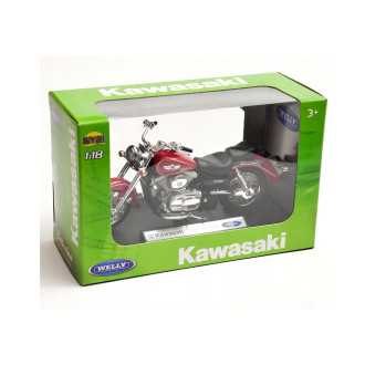 Welly Kawasaki 2002 Vulcan 1500 Mean Streak (red) 1:18