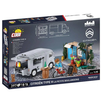 Cobi 24633 Citroën Type H La Petite Boulangerie, 1:35, 397 kostek