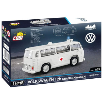 Cobi 24619 Volkswagen T2b Sanitka, 1:35, 169 kostek