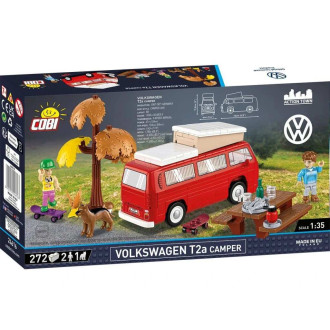 Cobi 24616 Volkswagen T2a Camper, 1:35, 272 kostek
