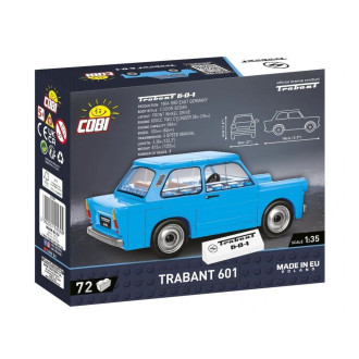 Cobi 24539 Trabant 601, 1:35, 72 kostek
