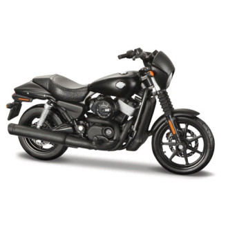 Maisto Motocykl 2015 Harley-Davidson Street 750, matně černá, 1:18
