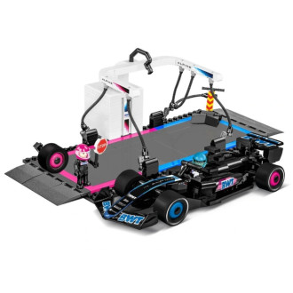 Cobi 1685 BWT Alpine F1 Pit Stop, 477 kostek a 2 figurky