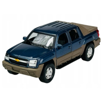 Welly Chevrolet ´02 Avalanche, modrý 1:34-39
