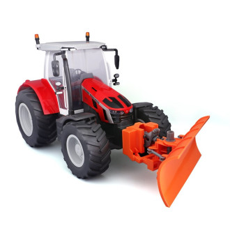 Maisto RC Massey Ferguson traktor s radlicí se světly, 2,4 GHz, 1:16