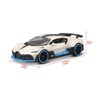 Maisto Bugatti Divo, metal bílá 1:24