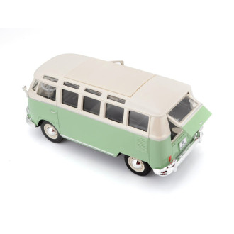 Maisto Volkswagen Van Samba, Zeleno-krémový 1:25