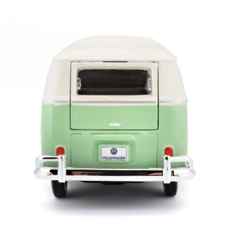 Maisto Volkswagen Van Samba, Zeleno-krémový 1:25