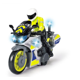 Dickie Toys Policejní motorka s jezdcem, 17cm