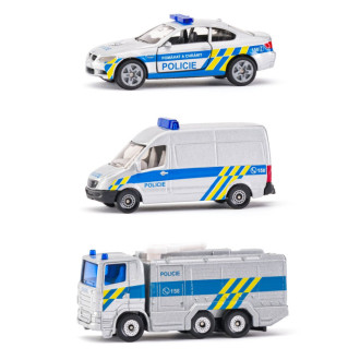 Siku set policejní sada 3 aut, česká verze