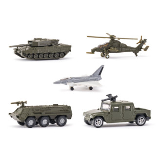 Siku Military - Sada vojenských vozidel, 5 ks