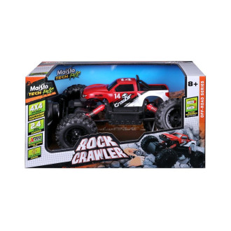 Maisto RC Rock Crawler, červený, 2,4 GHz