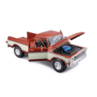 Maisto 1979 Ford F150 Pick-up, metal hnědá, krémová, 1:18