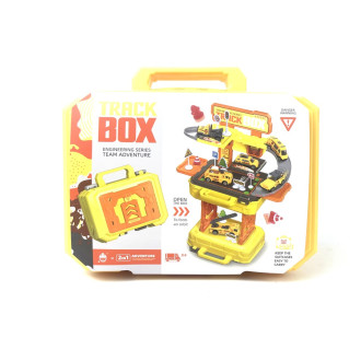 Alltoys Hrací set v kufříku 2v1 - stavební stroje