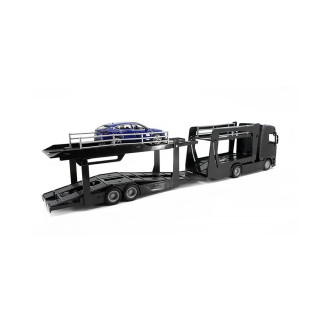 Bburago Multicar Carrier Scania 770S Black a Lamborghini Urus 1:43