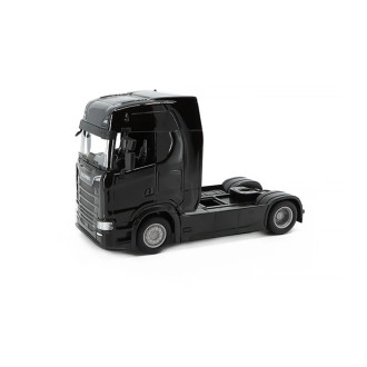 Bburago Multicar Carrier Scania 770S Black a Lamborghini Urus 1:43