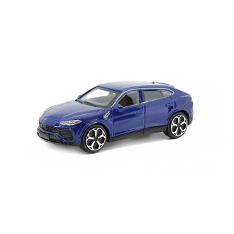 Bburago Multicar Carrier Scania 770S Black a Lamborghini Urus 1:43
