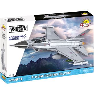 Cobi 5913 Armed Forces F-16 AM FIGHTING FALCON, 1:48, 495 kostek