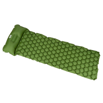 Acra L140CL nafukovací karimatka s polštářkem zelená 5cm