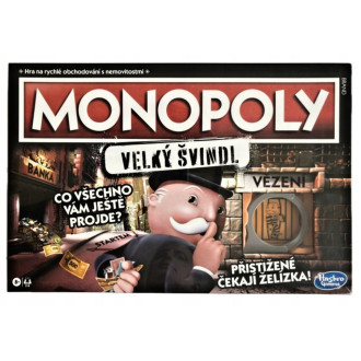 Hasbro Monopoly Cheaters edition, česká verze